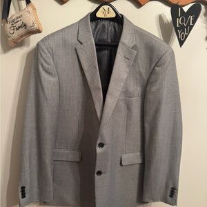 Tommy Hilfiger Men's Checkered Gray Blazer